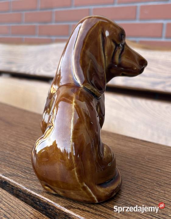 Ceramiczna figurka psa 15 cocker spaniel Brazil Legnica sprzedam
