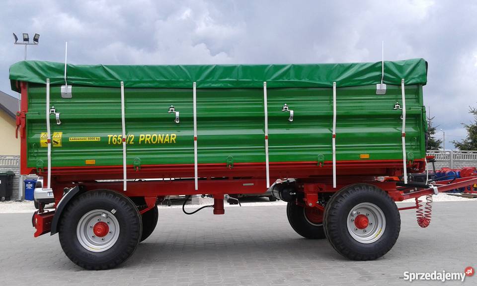 Przyczepa rolnicza dwuosiowa Pronar T6532 wąska Września