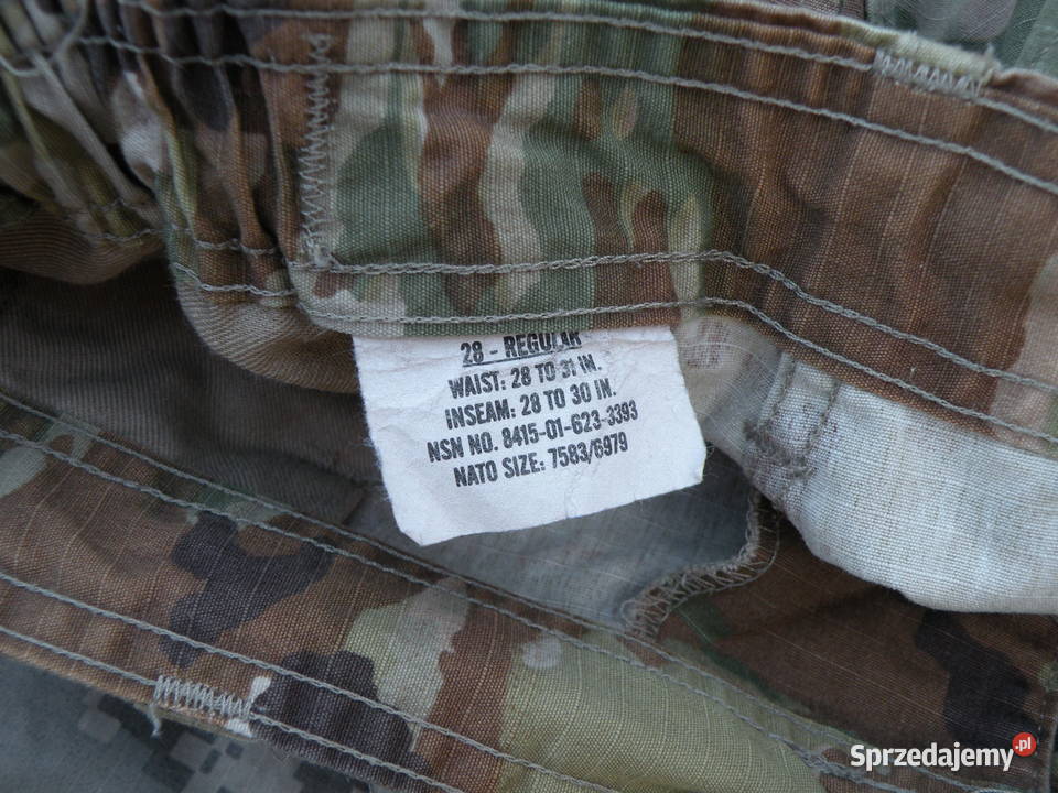 Spodnie ACU multicam OCP 28 regular FEMALE 2 Wrocław sprzedam