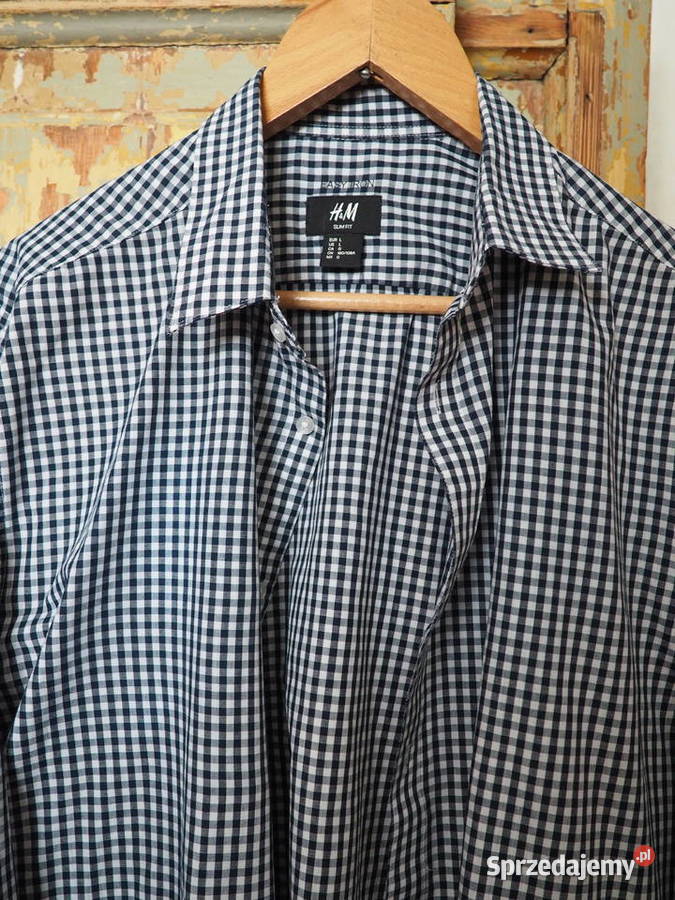 Koszula MęskaKrataHMLEasy Iron Szczecin