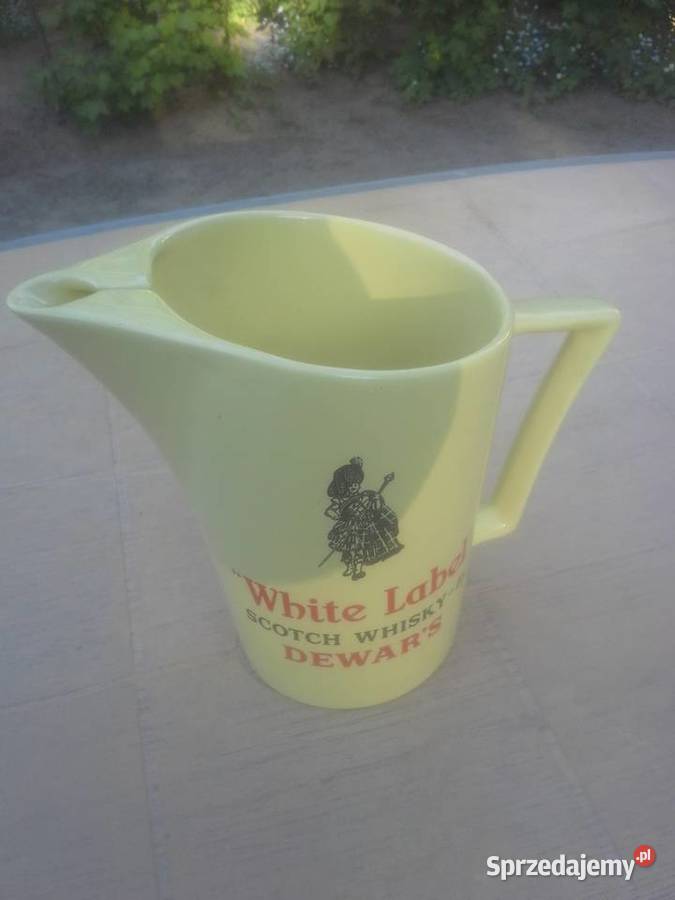 Oryginalny kufel whisky sygnowany Warszawa
