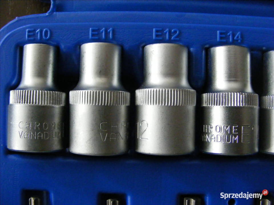 Klucze torx T27 do T 70 E10 do E 24 12 CALA Wałcz