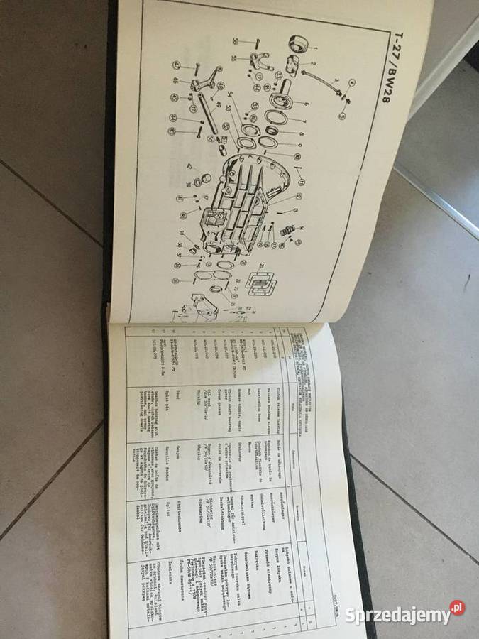 STAR BW 28 Spare Parts Catalogue Katalog części