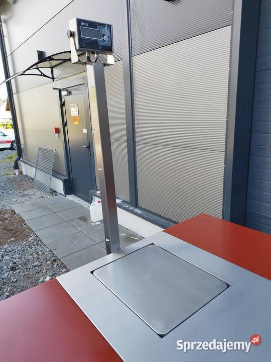 Stół do produkcji kebaba wbudowane dwie wagi Wieliczka