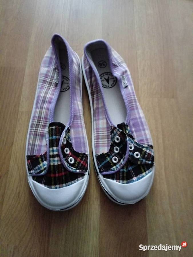 Trampki tenisówki damskie wsuwane