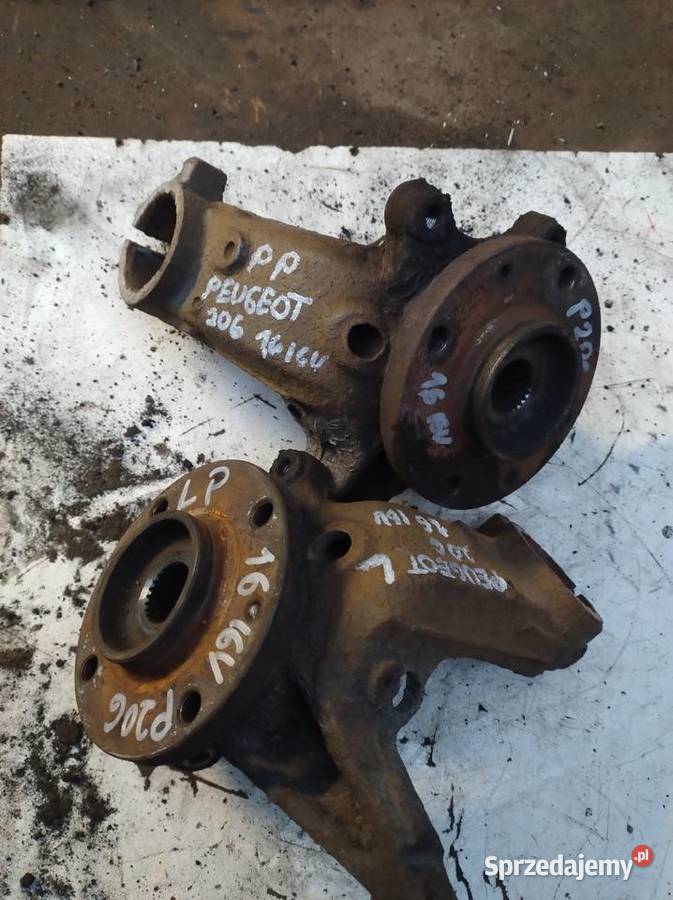 PEUGEOT 206 CC 16 16v piasta przód zwrotnica osobowe