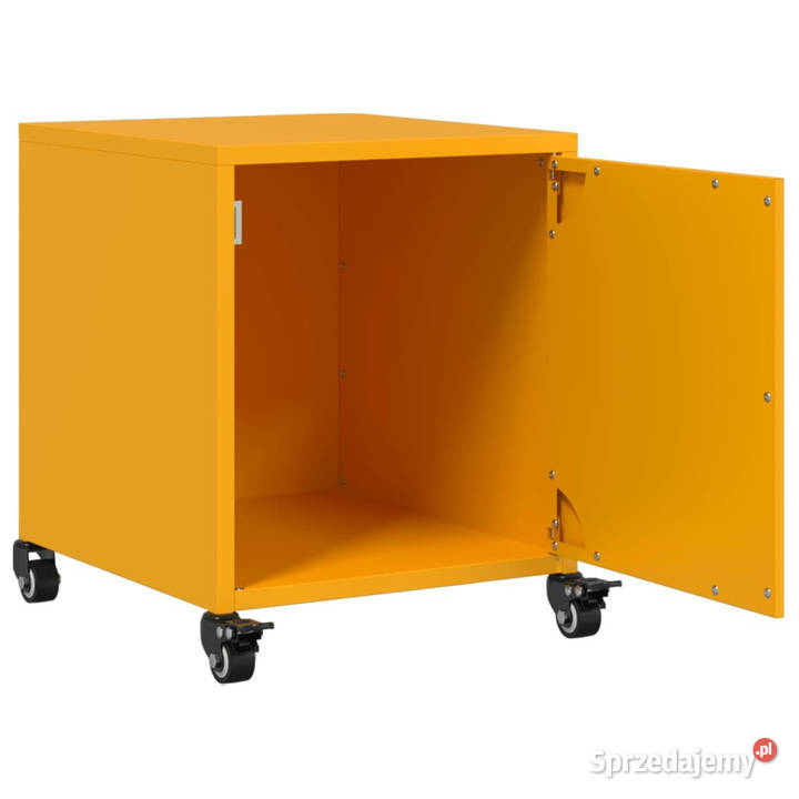 Szafka nocna musztardowa 36x39x435 stal WM846620 Nocne Warszawa