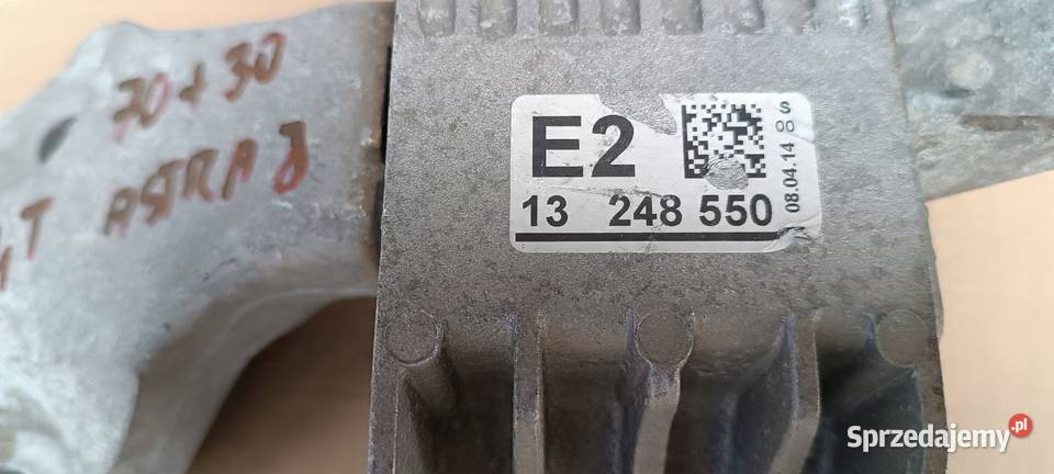 PODUSZKA ŁAPA SILNIKA OPEL ASTRA IV J 14B Międzychód sprzedam