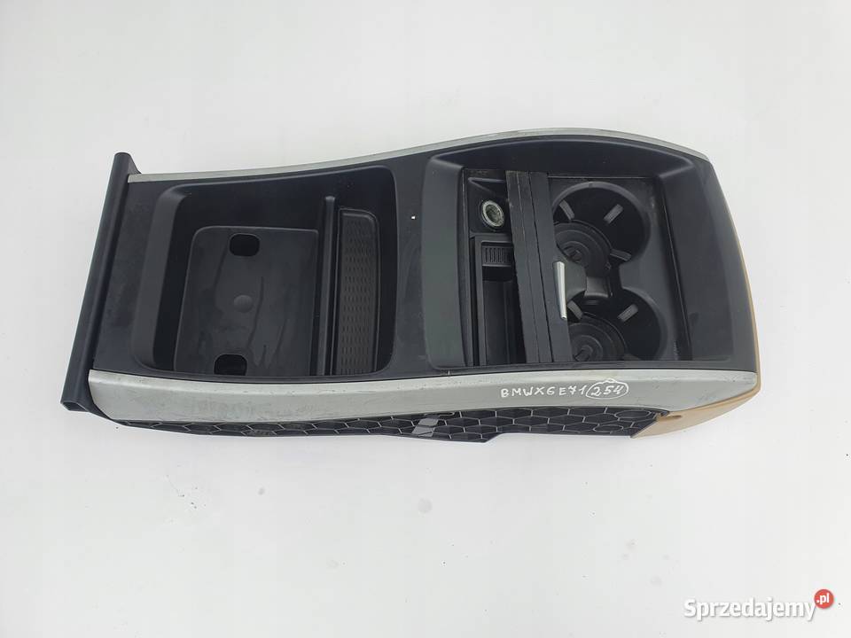 BMW X6 E71 TUNEL ŚRODKOWY Schowek cupholder TYŁ Motoryzacja lubelskie Rudka