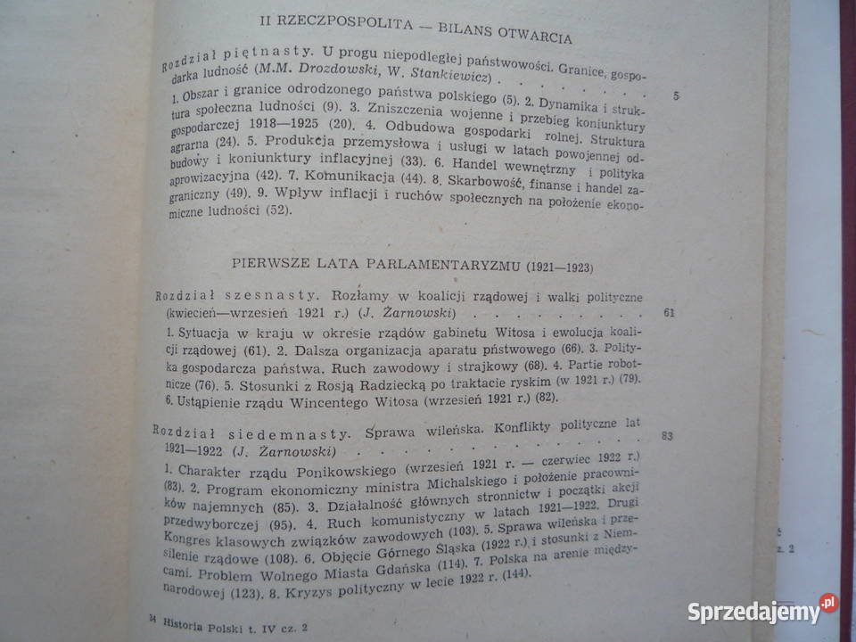 Historia Polski 19181938 PWN Szczecin