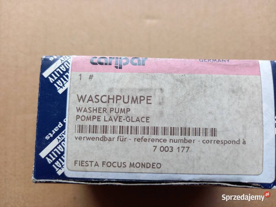 7003177 Pompka spryskiwacza 1wyjFocus Fiesta Kraków