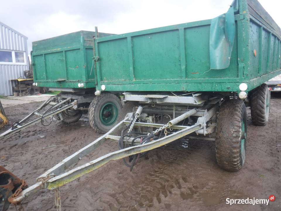 2XPrzyczepa wywrotka HW 6011 IFA 6 t nieuszkodzony Tychowo sprzedam