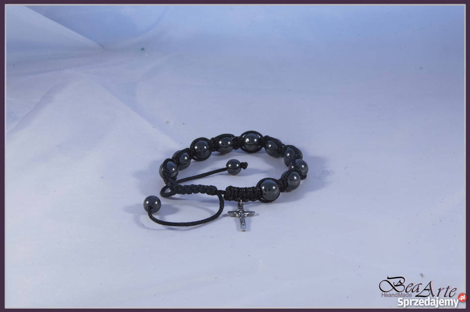 Różaniec dziesiątka hematyt bransoletka Łysa Góra sprzedam