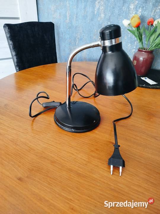 Lampka czarna na biurko Dzierżoniów