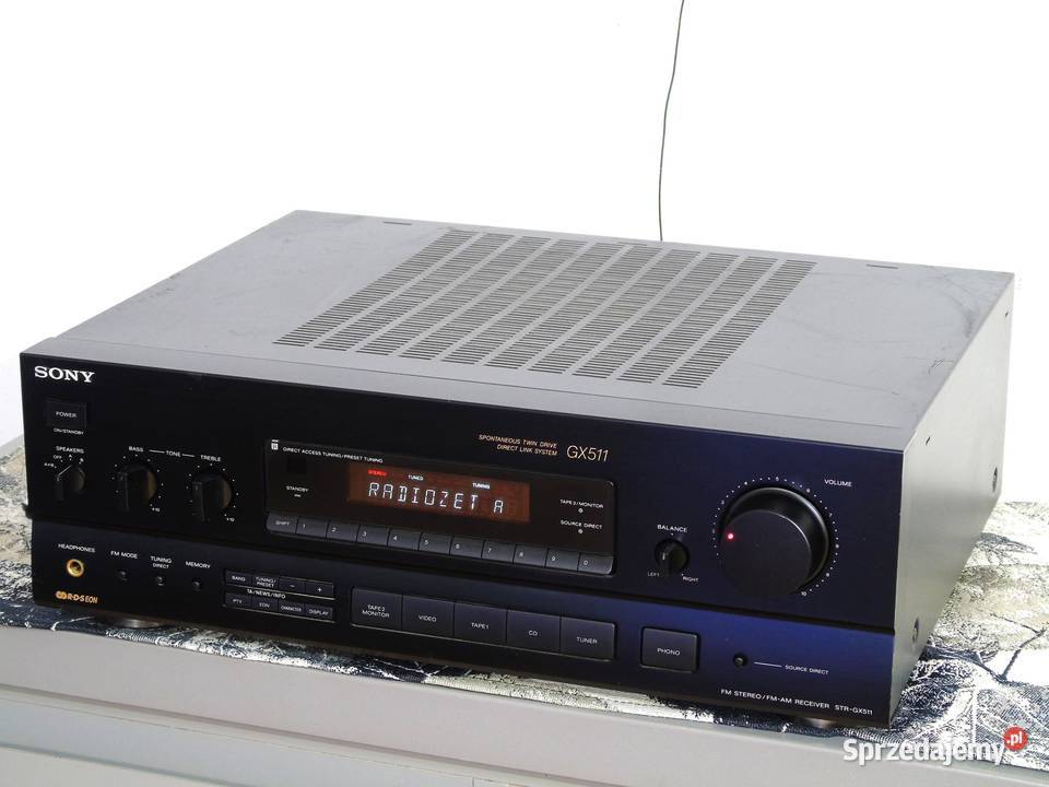 Amplituner Sony STRGX511 RDS mocny i sprawny podkarpackie Jasło