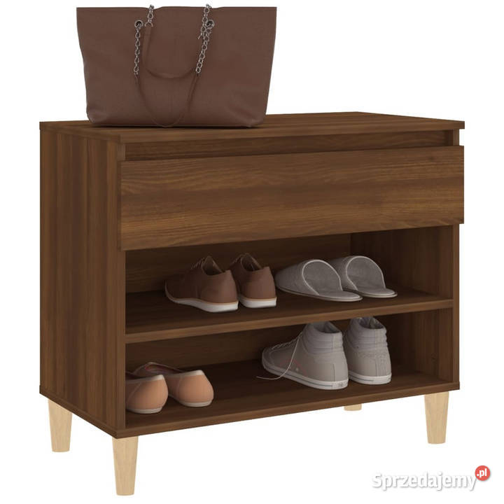 Szafka na buty brązowy dąb 70x36x60 WM819763 Na buty Warszawa