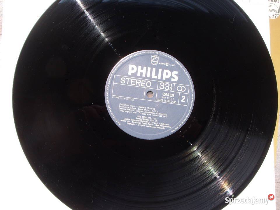 Klasyka LP JOSE CARRERACSING OPERNARIEN 1976 Wołów