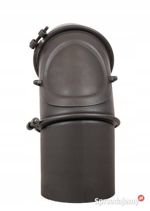 Kolanko skrętne dymowe żaroodporne do kominka fi Skawina