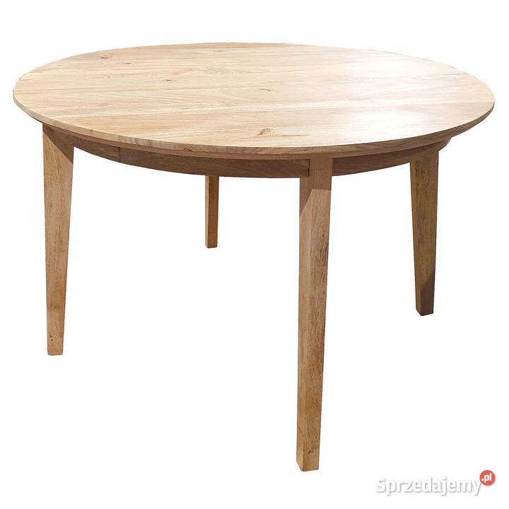 Stół okrągły BONN na czterech nogach 120 z mango Lublin sprzedam