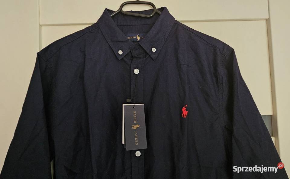 Koszula Ralph Lauren L nowa z metkami granatowa Warszawa sprzedam