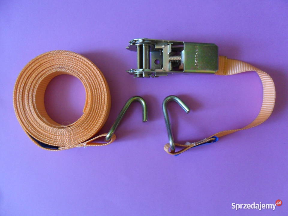 Pas transportowy mocujący z napinaczem 57m dolnośląskie Świdnica Polska