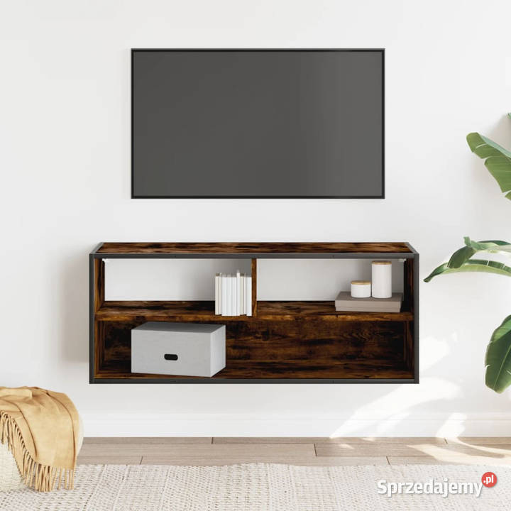 Szafka pod telewizor przydymiony dąb 100x31x395 Warszawa
