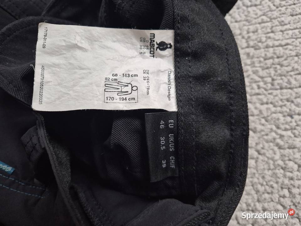 Profesjonalne spodnie robocze Mascot Advance 46