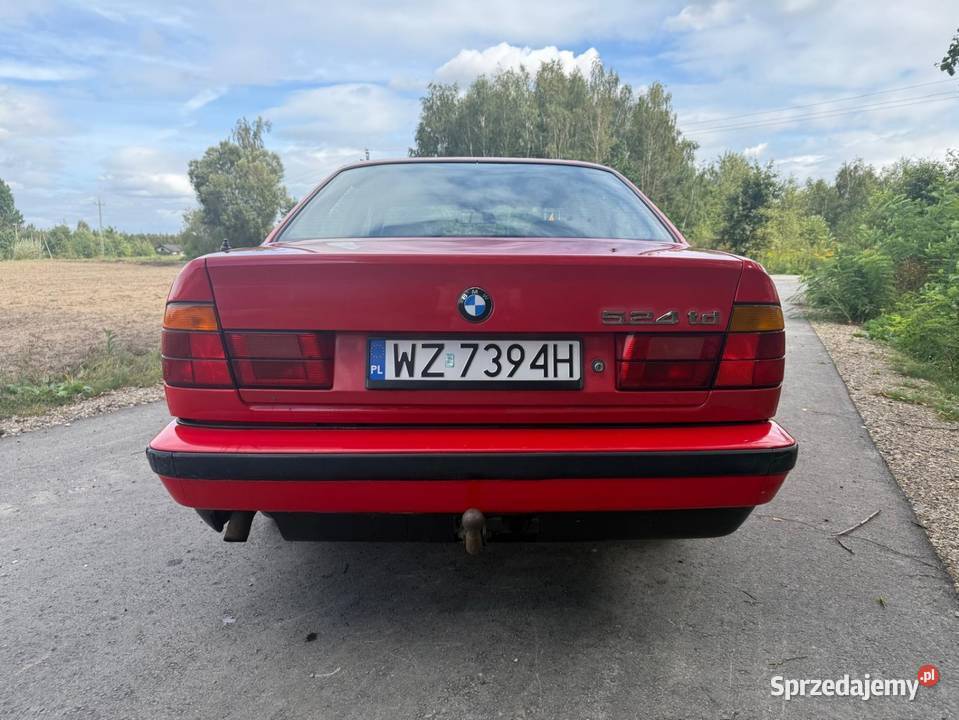 BMW E34 524td Rok produkcji 1991 Radom