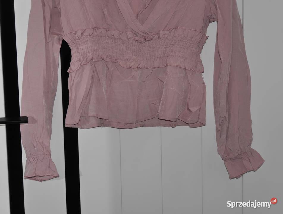 Shein śliczna bluzeczka z dekoltem 38 M fioletowy Wrocław