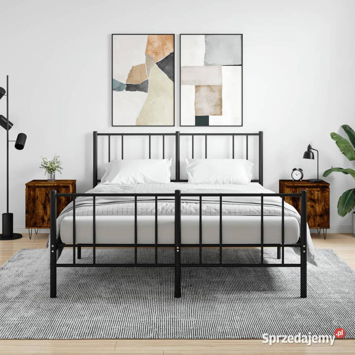 Szafki nocne 2 przydymiony dąb 40x30x50 WM826839 Warszawa