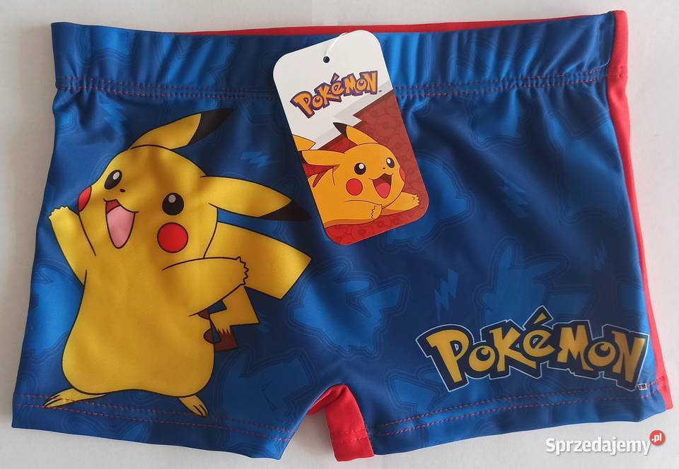 Kąpielówki Dziecięce Bokserki Pokemony Pikachu Mogilany