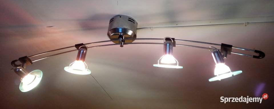 Lampa sufitowa halogenowa chrom Augustów sprzedam
