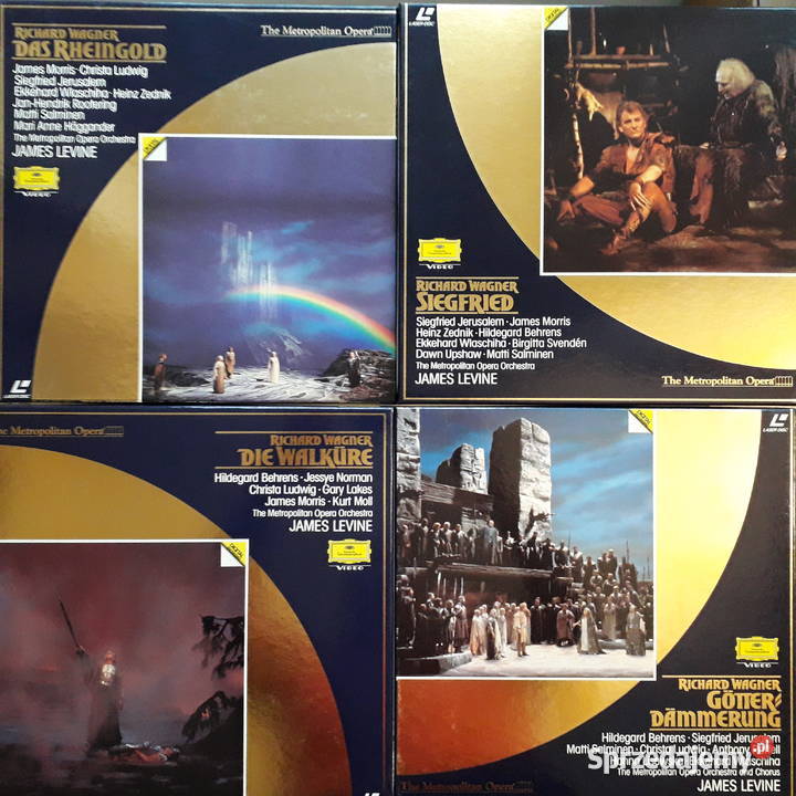 Wybitne opery na płytach Laser Disc Mozart Verdi sprzedam