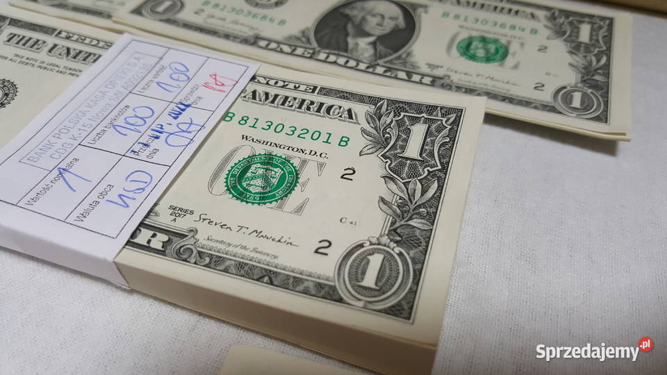 1 Dolar USA Paczka 100 Zielona Góra