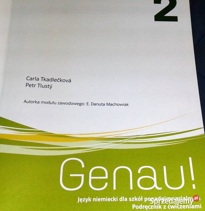 Genau 2 Język niemiecki Carla Tkadleckova Petr Chełm