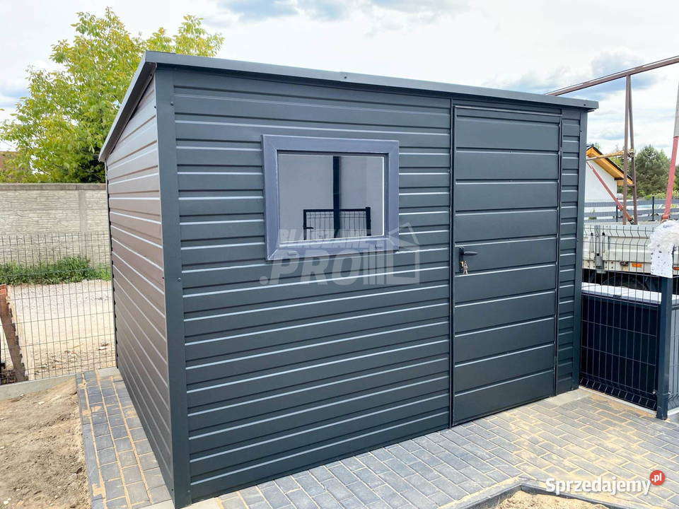 Schowek Domek Ogrodowy 25x2m Drzwi okno Antracyt Domki narzędziowe mazowieckie Siedlce