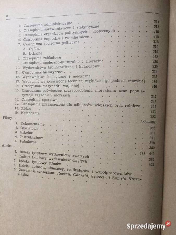 3582 Morze i Pomorze Książki Czasopisma Filmy Szczecin