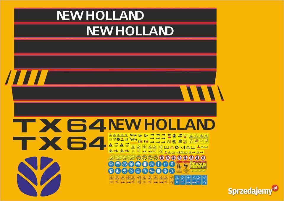naklejki holland tx 64 tx 65 i inne modele kujawsko-pomorskie Jeżewo