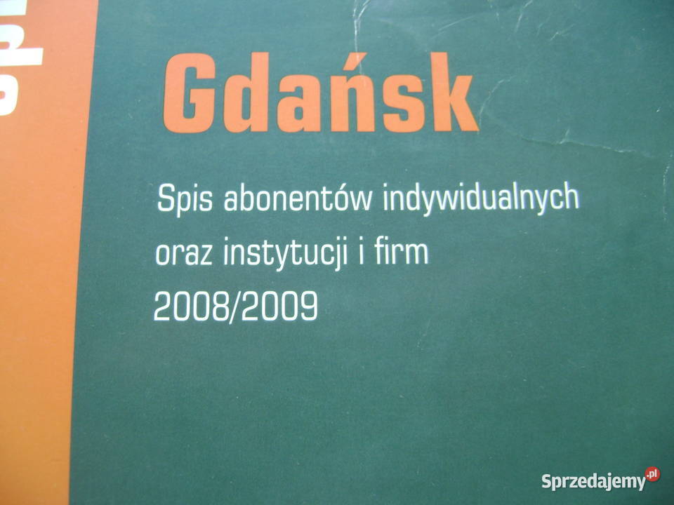 Starocie z PRL Książka telefoniczna Gdańsk pomorskie Gdynia