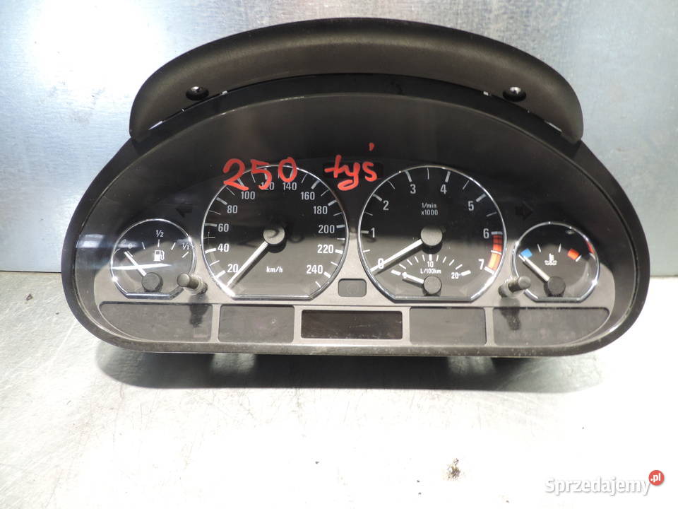 LICZNIK WYŚWIETLACZ ZEGAR BMW 3 E46 8380144 małopolskie Nowy Sącz sprzedam