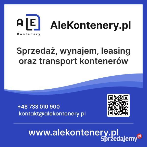 KONTENER MORSKI 20 otwierany bok i szczyt NOWY Władysławowo