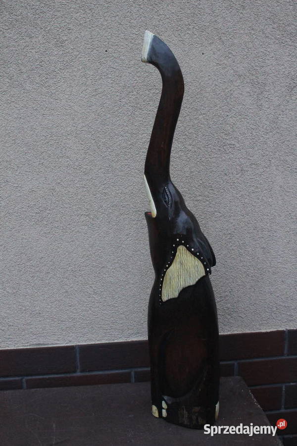 słoń drewniany Kalisz