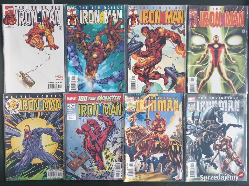 Iron Man zestaw 46 oryginalnych komiksów Marvel Gdynia