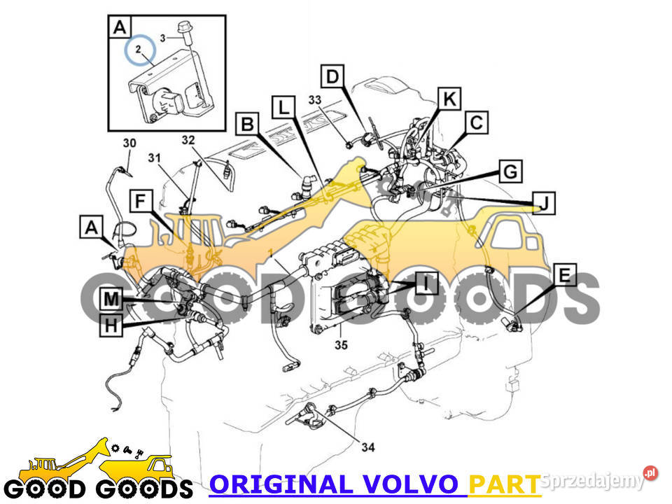 VOLVO CZUJNIK CIŚNIENIA EGR 21304786 SE2515 Układ elektryczny, zapłon Władysławów