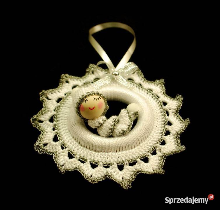 Zawieszka ozdoba szydełkowa na choinkę 11 Z178 Kluczbork