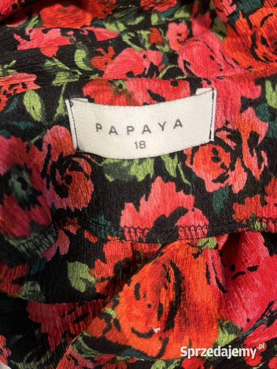 Papaya bluzka kwiaty róże hit 46 Inny materiał Choszczno sprzedam
