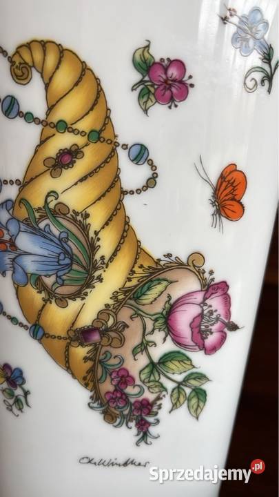 Patera dekoracyjne Hutschenreuther Róg obfitości pomorskie Gdańsk