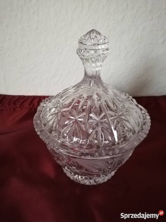 Bomboniera cukiernica kryształowa