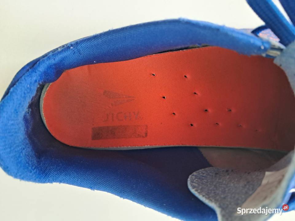 Buty damskie sportowe niebieskopomarańczowe 24.5cm