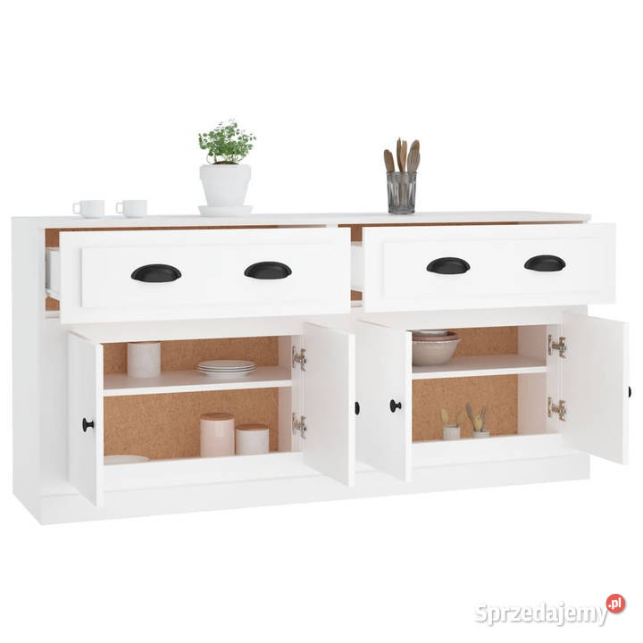 Szafki 2 białe materiał drewnopochodny WM3185263 mazowieckie Warszawa sprzedam